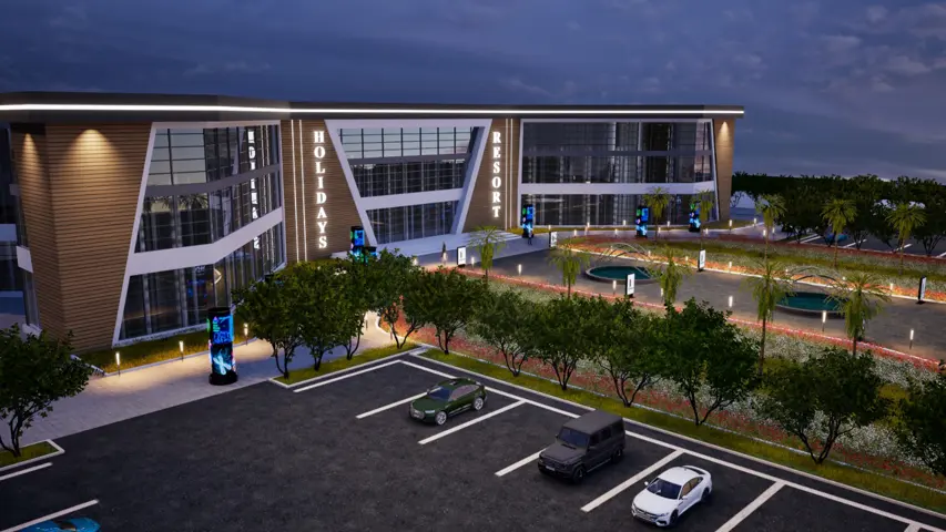 206 Second floor Building 7 main pool + 67 m2 private roof